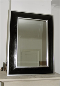 Picture of Leather Framed Mirror